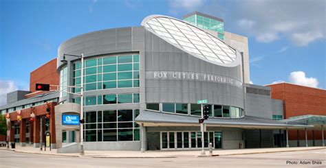 Fox cities pac - Fox Cities PAC Info About Address 400 W College Ave Appleton, WI 54911 United States 100% Money-Back Guarantee All Tickets are backed by a 100% Guarantee. Tickets are authentic and will arrive before your event. 100% ...
